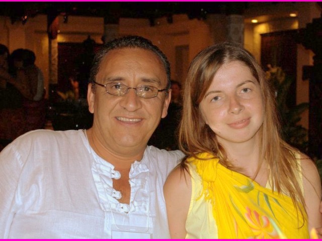 Victor from Mexico with Svetlana from Russia